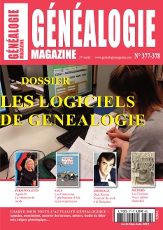 Jaquette Généalogie Hors-Série
