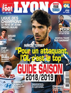 Couverture de Le Foot Lyon magazine