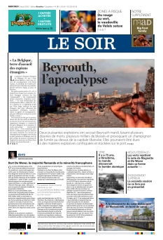 Le Soir édition Bruxelles