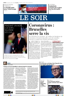 Le Soir édition Bruxelles