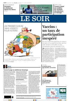 Le Soir édition Bruxelles