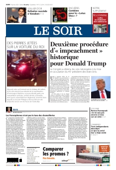 Le Soir édition Bruxelles