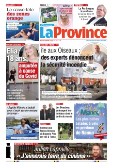 Jaquette La Province édition Mons-Boringe