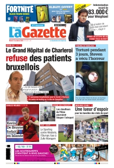 Jaquette La Nouvelle Gazette édition Charleroi