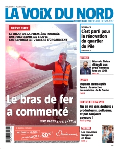 Jaquette La Voix du Nord Roubaix