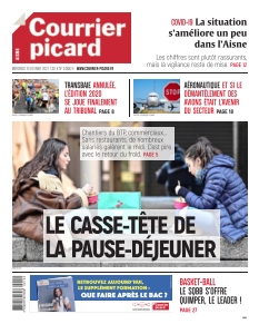 Jaquette Courrier Picard Saint Quentin