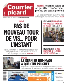 Jaquette Courrier Picard Amiens