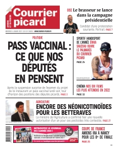 Jaquette Courrier Picard Amiens