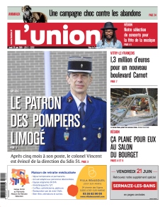 Jaquette L'Union Vitry le François