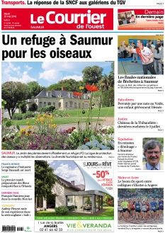 Jaquette Le Courrier de l'Ouest Saumur