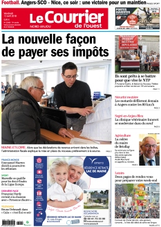 Jaquette Le Courrier de l'Ouest Nord Anjou