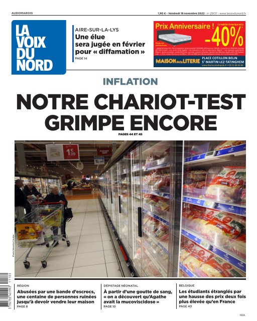 Abonnement Fr Publication Lavoixdunordstomer 21883370 n° 21883370