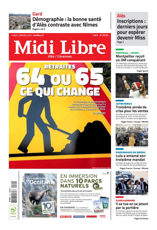 Abonnement Fr Publication Midi-libre-ales 21894382 n° 21894382 - Cafeyn