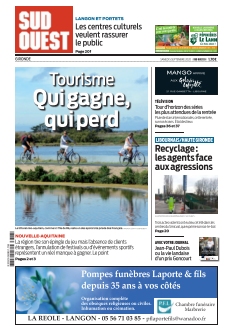 Jaquette Sud Ouest Sud Gironde