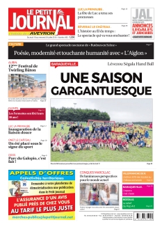 Jaquette Le Petit Journal Aveyron