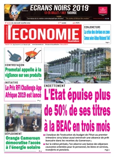 Jaquette L’Economie Cameroun