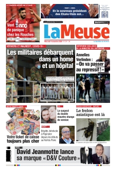 Jaquette La Meuse édition Verviers