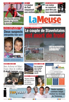 Couverture de La Meuse édition Verviers