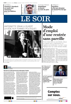 Le Soir édition Wallonie