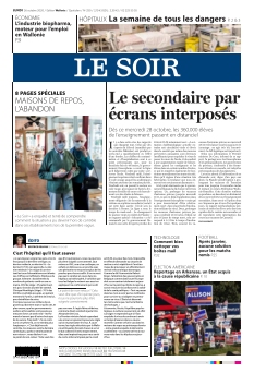 Le Soir édition Wallonie