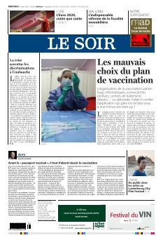 Le Soir édition Wallonie