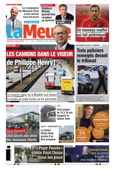 Jaquette La Meuse édition Huy-Waremme