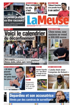 Jaquette La Meuse édition Namur