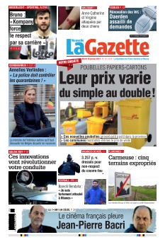 Jaquette La Nouvelle Gazette édition Sambre et Meuse