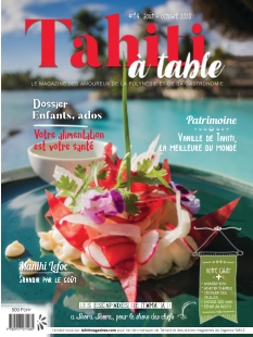 Jaquette Tahiti à table