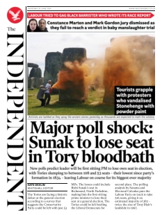 Couverture de The Independent