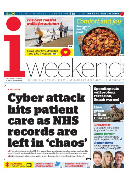 Subscription Uk Publication The-i-newspaper-weekend 21880059 ...