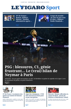 Jaquette Le Figaro Sport