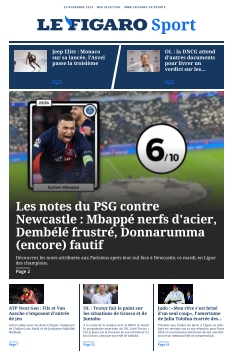 Jaquette Le Figaro Sport