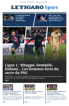 Couverture de Le Figaro Sport