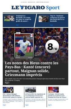 Jaquette Le Figaro Sport