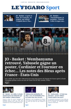 Jaquette Le Figaro Sport