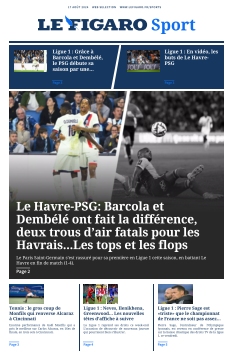 Jaquette Le Figaro Sport