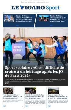 Jaquette Le Figaro Sport