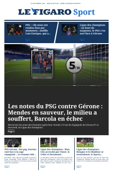 Jaquette Le Figaro Sport