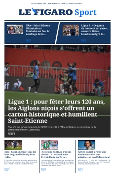 Jaquette Le Figaro Sport