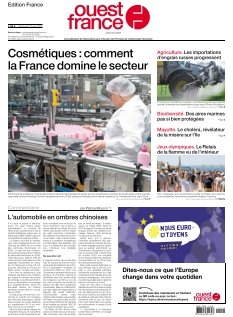 Couverture de Ouest-France - édition France