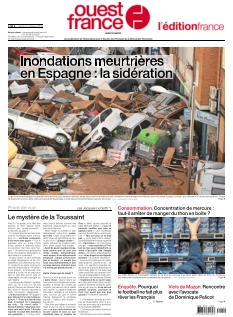 Couverture de Ouest-France - édition France