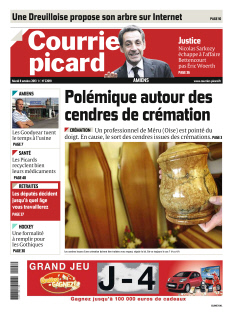 Couverture de Courrier Picard Amiens Archive