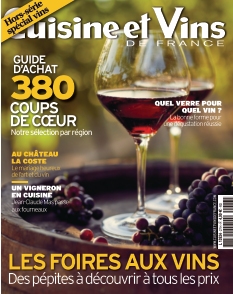 Jaquette Cuisine et Vins de France Hors-Série Vins