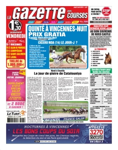 Jaquette La Gazette des Courses