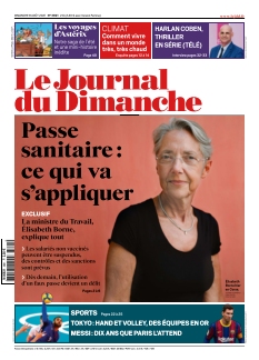 Jaquette Le Journal du Dimanche